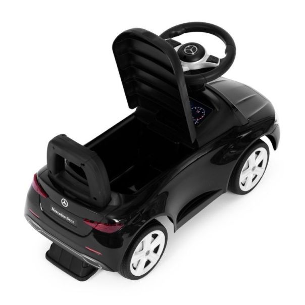 ECO TOYS Guralica sa interaktivnim volanom i zvucima Mercedes C class, crna - 667 BLACK