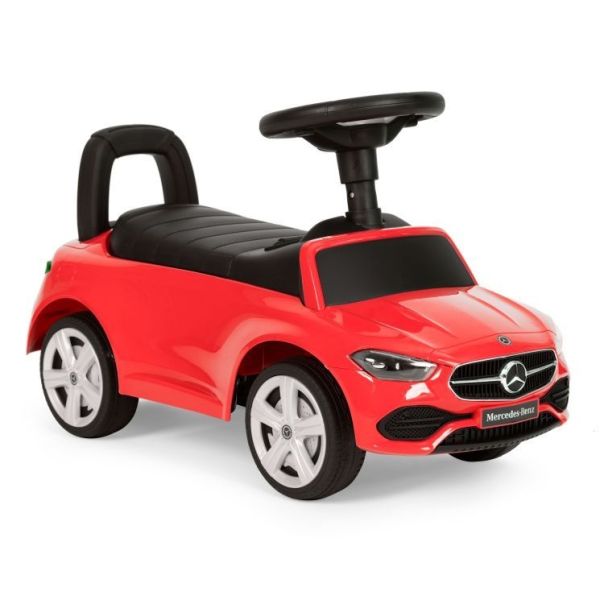 ECO TOYS Guralica sa interaktivnim volanom i zvucima Mercedes C class, crvena - 667 RED
