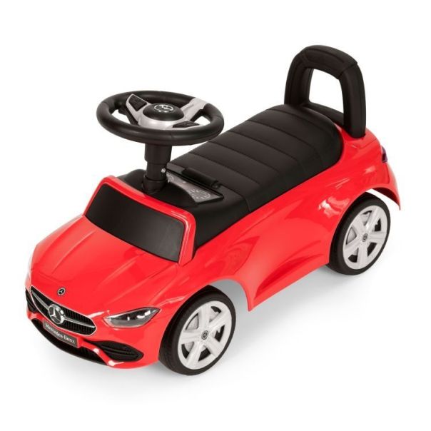 ECO TOYS Guralica sa interaktivnim volanom i zvucima Mercedes C class, crvena - 667 RED