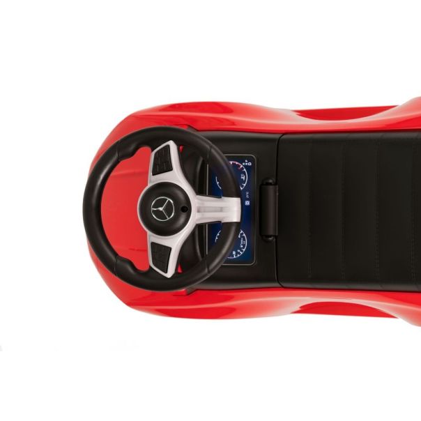 ECO TOYS Guralica sa interaktivnim volanom i zvucima Mercedes C class, crvena - 667 RED