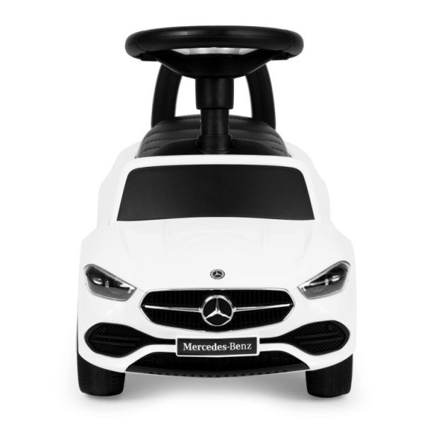 ECO TOYS Guralica sa interaktivnim volanom i zvucima Mercedes C class, bela - 667 WHITE