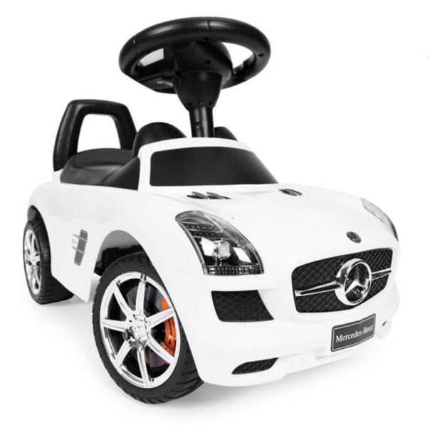 ECO TOYS Guralica za decu Mercedes SLS,  bela - 332-BIALY