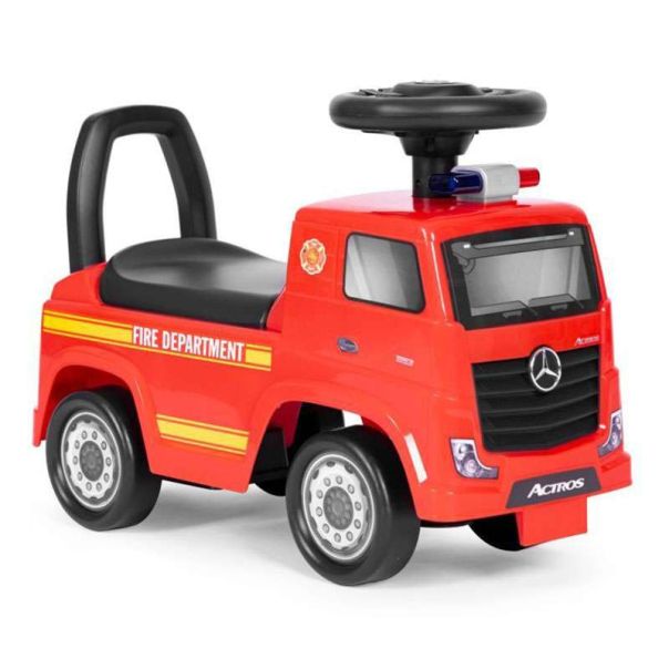 ECO TOYS Guralica za decu Mercedes vatrogasno vozilo, crvena - 3316 RED