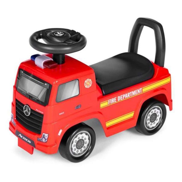 ECO TOYS Guralica za decu Mercedes vatrogasno vozilo, crvena - 3316 RED