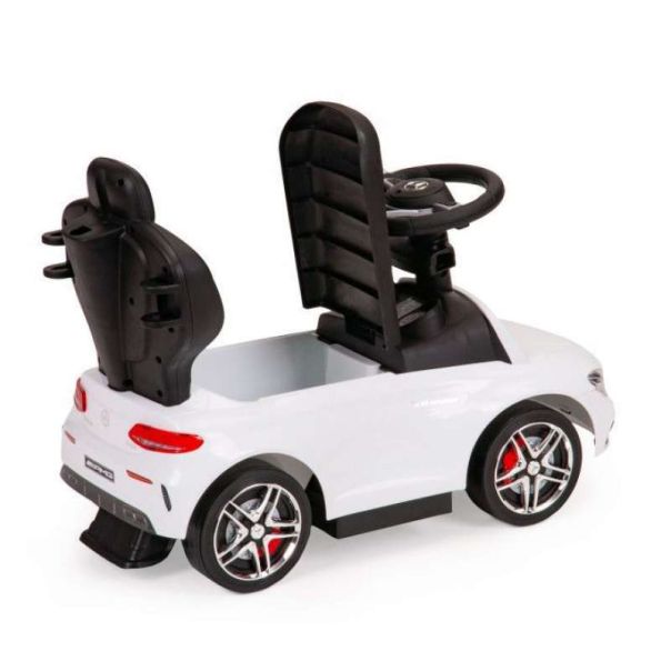 ECO TOYS Guralica za decu sa ručkom Mercedes, bela - 639WHITE