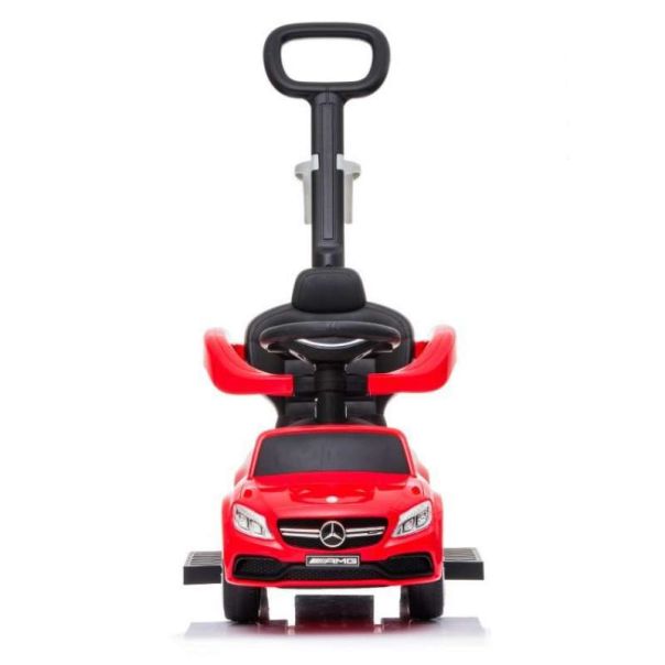ECO TOYS Guralica za decu sa ručkom Mercedes, crvena - 639RED