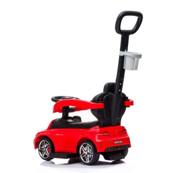 ECO TOYS Guralica za decu sa ručkom Mercedes, crvena - 639RED