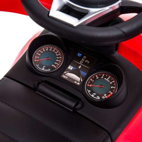 ECO TOYS Guralica za decu sa ručkom Mercedes, crvena - 639RED
