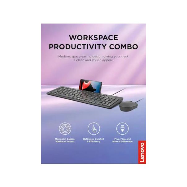 LENOVO Tastatura+miš 310/žicni set/USB-A /SRB/crna - EP2952383