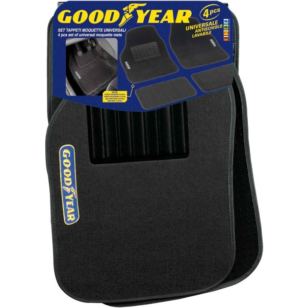GOODYEAR Premium tepih patosnice 4 kom univerzalne crne - GY77130