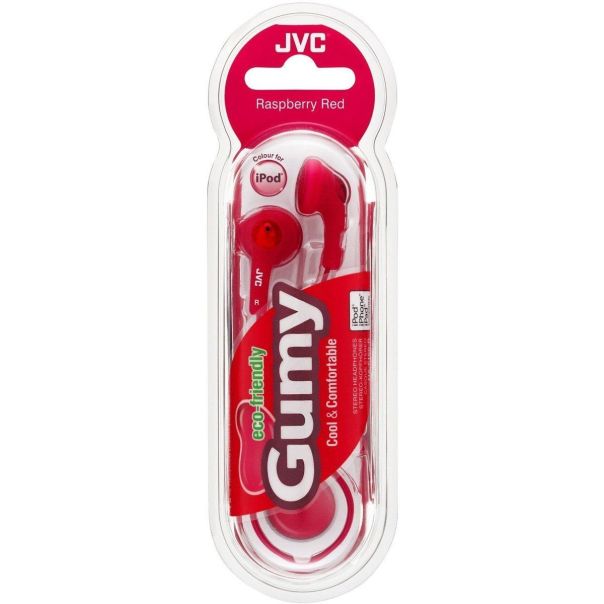 JVC Slušalice za telefon HA-F150-R-E, crvena - 4877