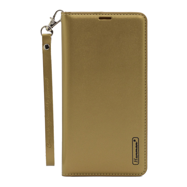 Maska za Huawei P40 zlatna na preklop Hanman Minor - 042799-1