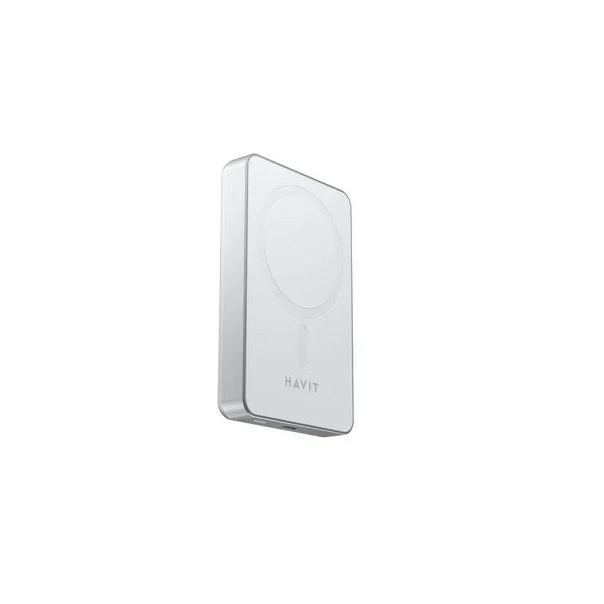 HAVIT Power bank magsafe PB5216 5000mAh, bela - EP2796605