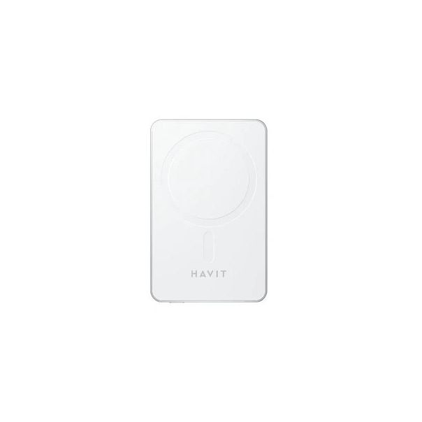 HAVIT Power bank magsafe PB5216 5000mAh, bela - EP2796605
