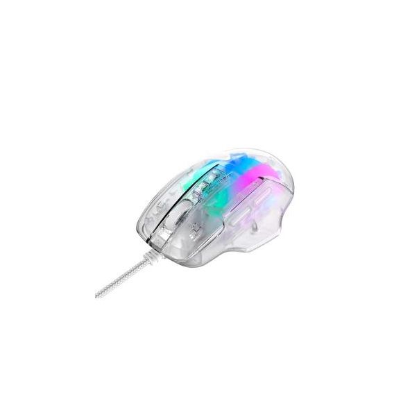 HAVIT USB miš MS1011SE transparent bela - 66014