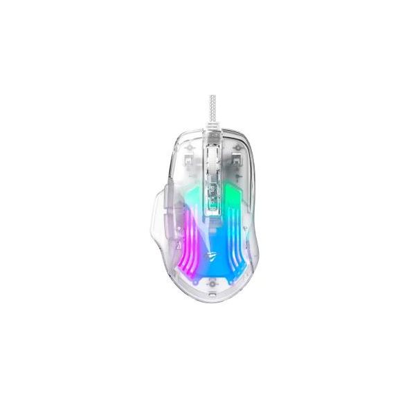 HAVIT USB miš MS1011SE transparent bela - 66014
