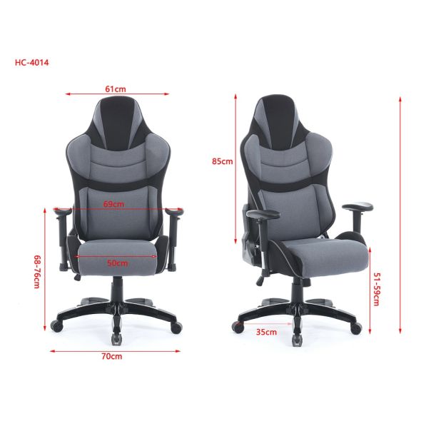 ePlayGame Gejmerska stolica HC-4014 Siva - HC-4014