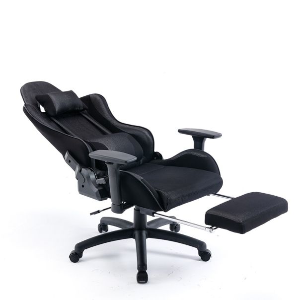 ePlayGame Gejmerska stolica HC-4036BL crna štof - HC-4036BL