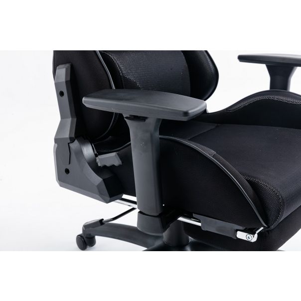 ePlayGame Gejmerska stolica HC-4036BL crna štof - HC-4036BL