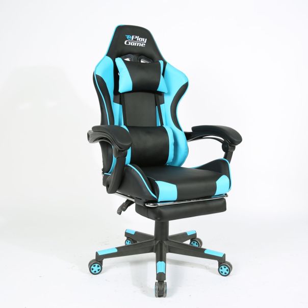 ePlayGame Gejmerska stolica HC-4095BB, plavo-crna - HC-4064-4095BB