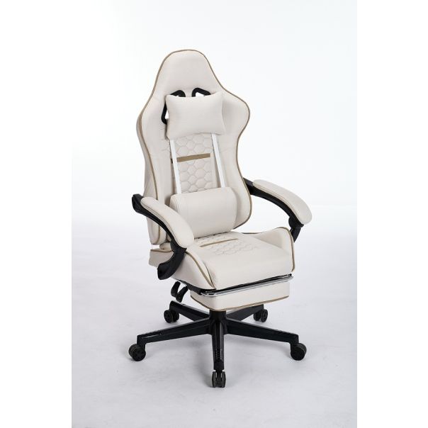 ePlayGame Gejmerska stolica HC-4095 FABRIC BEIGE bež - HC-4095 FABRIC BEIGE