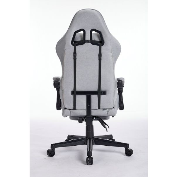 ePlayGame Gejmerska stolica HC-4095 FABRIC BG siva crna štof - HC-4095 FABRIC BG