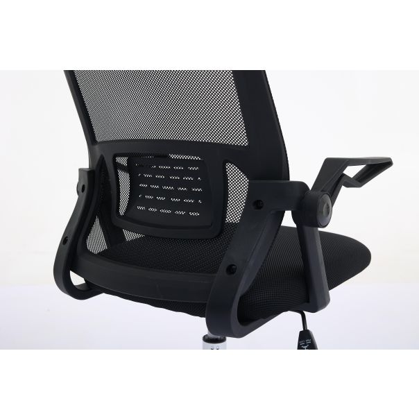 eHomeOffice Kancelarijska stolica do 120 kg - crna - HC-915