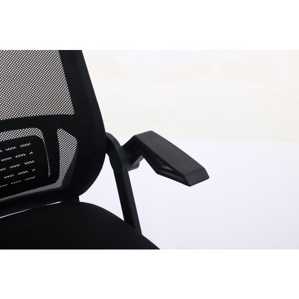 eHomeOffice Kancelarijska stolica do 120 kg - crna - HC-915