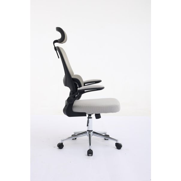 eHomeOffice Kancelarijska stolica do 120 kg - siva - HC-916