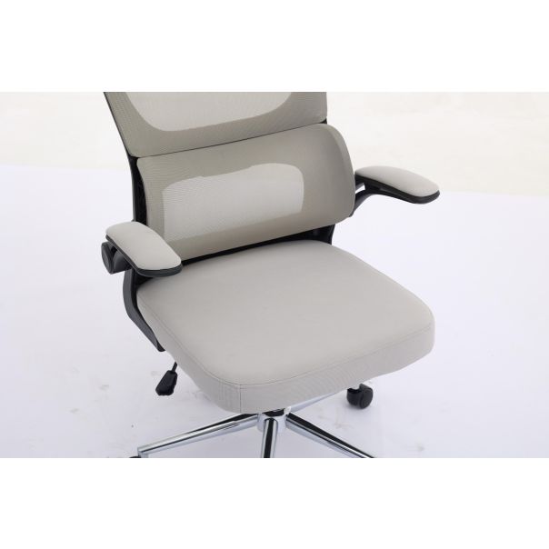 eHomeOffice Kancelarijska stolica do 120 kg - siva - HC-916