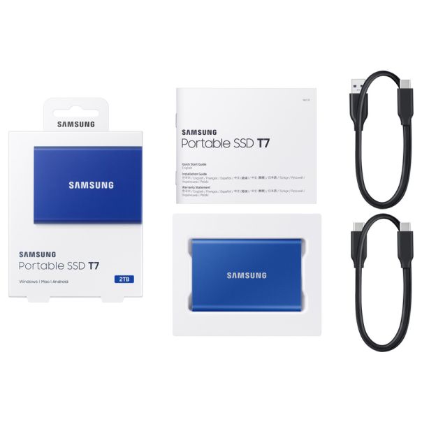 SAMSUNG Eksterni SSD 2TB Portable T7 MU-PC2T0H/WW plavi - HDD03608