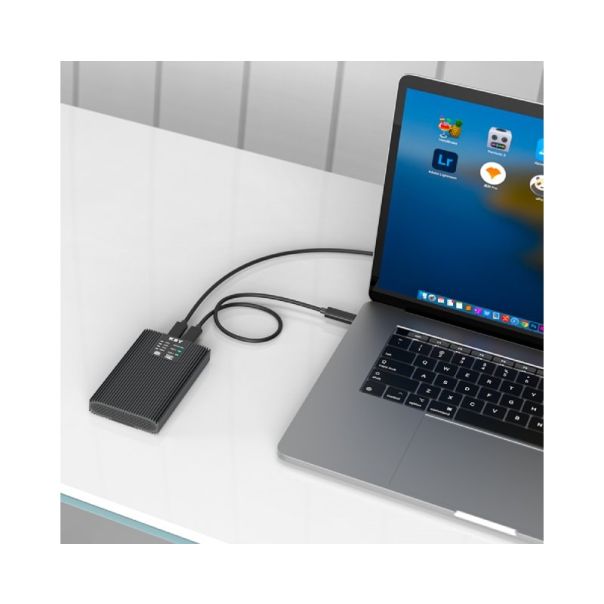 MAIWO Externo dual klon Kućište USB-C na 2 x M.2 NVMe/SATA SSD, K2022CL - HDD03801