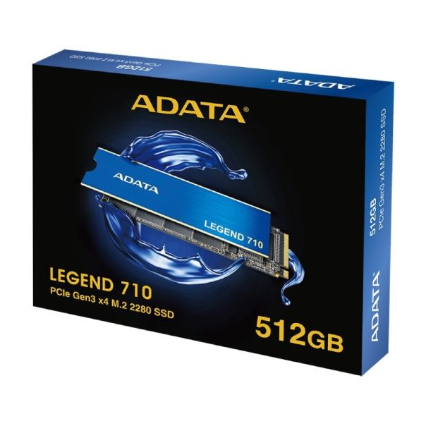 A-DATA 512GB M.2 PCIe Gen3 x4 LEGEND 710 ALEG-710-512GCS SSD - HDD03826