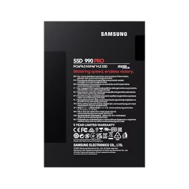 SAMSUNG 4TB M.2 NVMe MZ-V9P4T0BW 990 Pro Series SSD - 077892