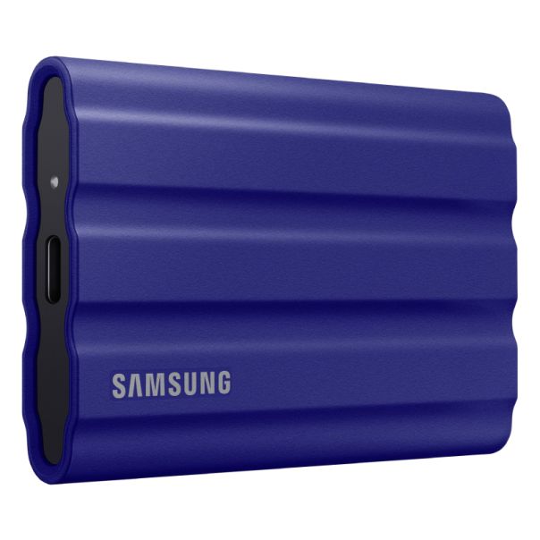 SAMSUNG Eksterni hard disk Portable SSD 2TB T7 Shield, plava - 140751