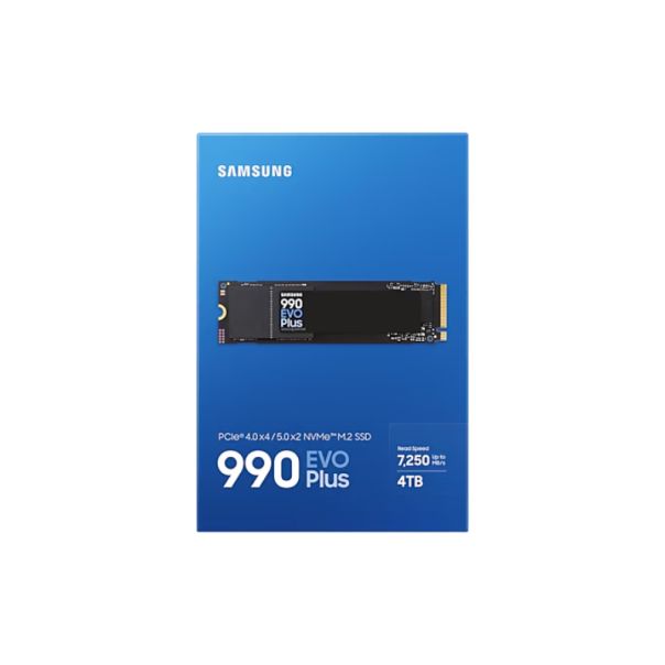 SAMSUNG SSD Hard disk 4TB M.2 NVMe MZ-V9S4T0BW 990 EVO Plus Series - HDD04184