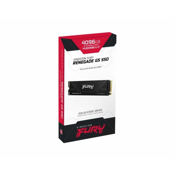 KINGSTON 4TB M.2 NVMe SFYR2S/4T0 SSD FURY Renegade G5 SSD - HDD04285