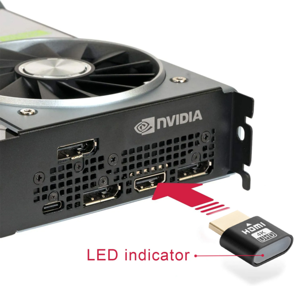 HDMI Dummy load virtual display 4K UHD - 208418