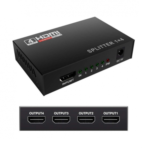 HDMI Spliter 4 porta JWD-H14 - 77959-1