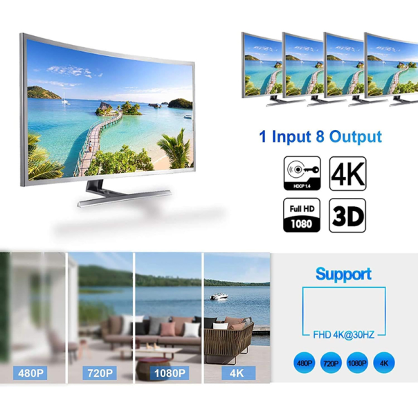 HDMI Switch 8 porta JWD-H8 - 211882