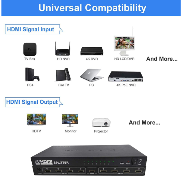 HDMI Switch 8 porta JWD-H8 - 211882