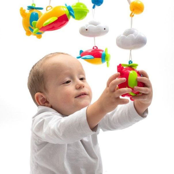BBO Toys Muzička vrteška za krevetac Avion - HE0304