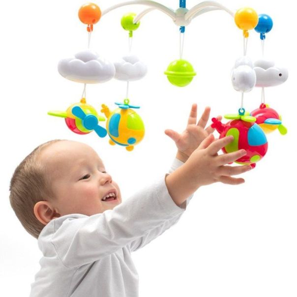 BBO Toys Muzička vrteška za krevetac Avion - HE0304