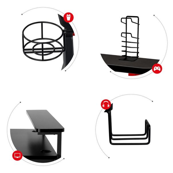 Huzaro Hero 5 Crni Gaming sto - 1070-1-1