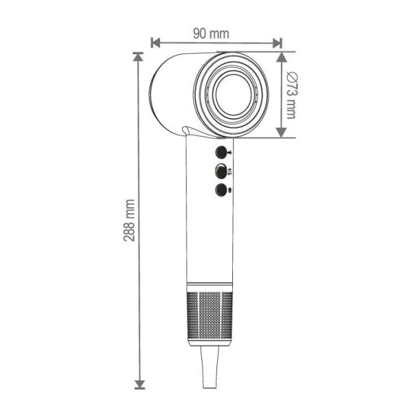 HOME Fen za kosu HGHSZ15 - EP3103171