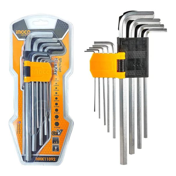 Ingco imbus ključevi u setu Industrial 9 komada HHK11092 - 13382