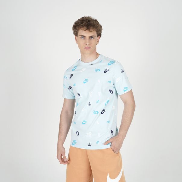 NIKE Majica kratak rukav nsw tee 12mo aop sp25 M - HJ0561-474