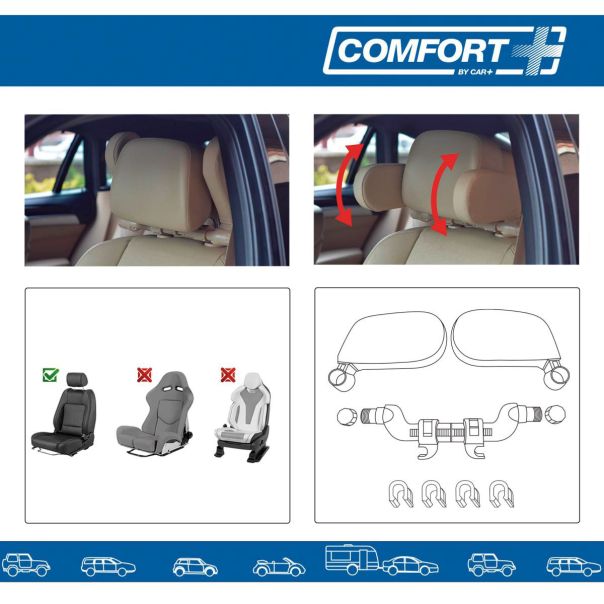 SUMEX Držač za glavu crni - HLU1000