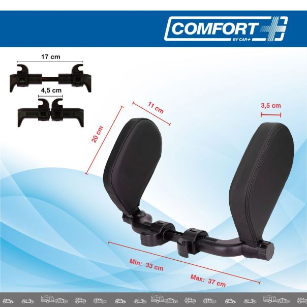 SUMEX Držač za glavu crni - HLU1000