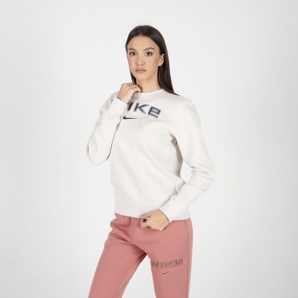 NIKE Duks nsw phnx flc std logo crew W - HM9754-104